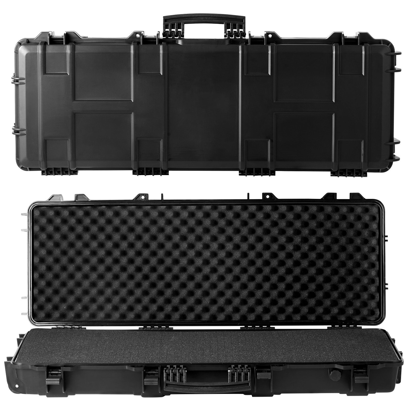 Tactical Range Case Hard Protective Storage With Wheels Waterproof_voghion.com